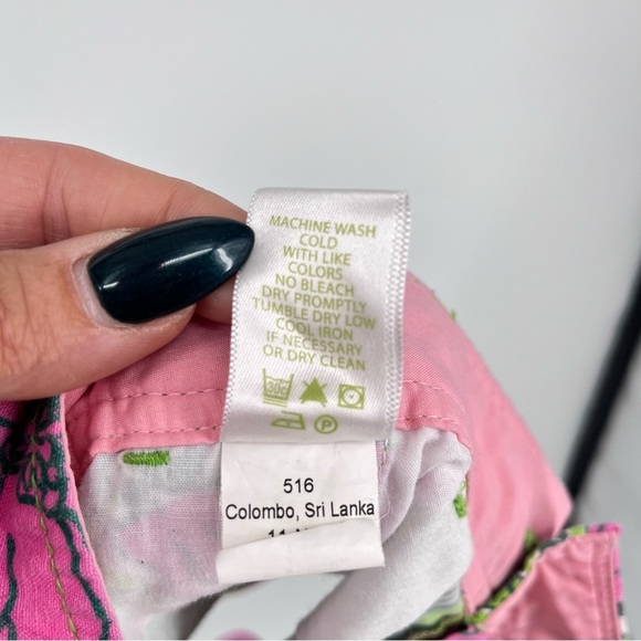 LILLY PULITZER Callahan Shorts Bloomin' Cacoonin' Print Size 14 Summer Plus Size - Picture 7 of 10